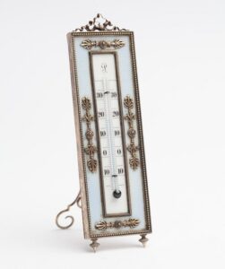Russian table thermometer by Faberge. Petersburg. — image 1