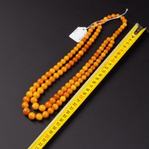 Antique amber necklace. — image 3