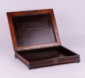 Massive table paper box with silver plaque. I.Sazikov — image 2