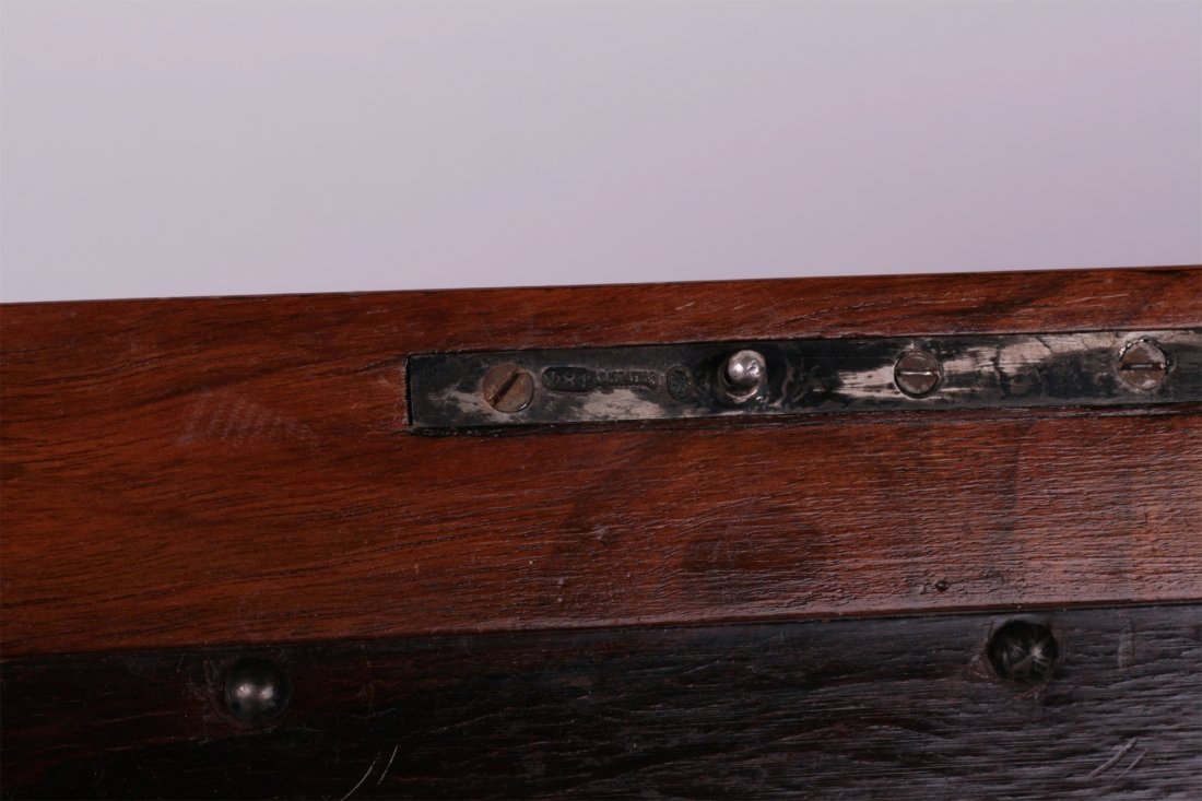 Massive table paper box with silver plaque. I.Sazikov — image 4
