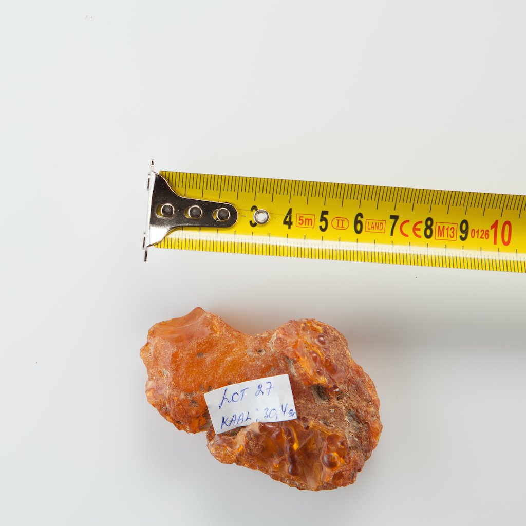 Old Antique Natural Baltic Amber piece. — image 3