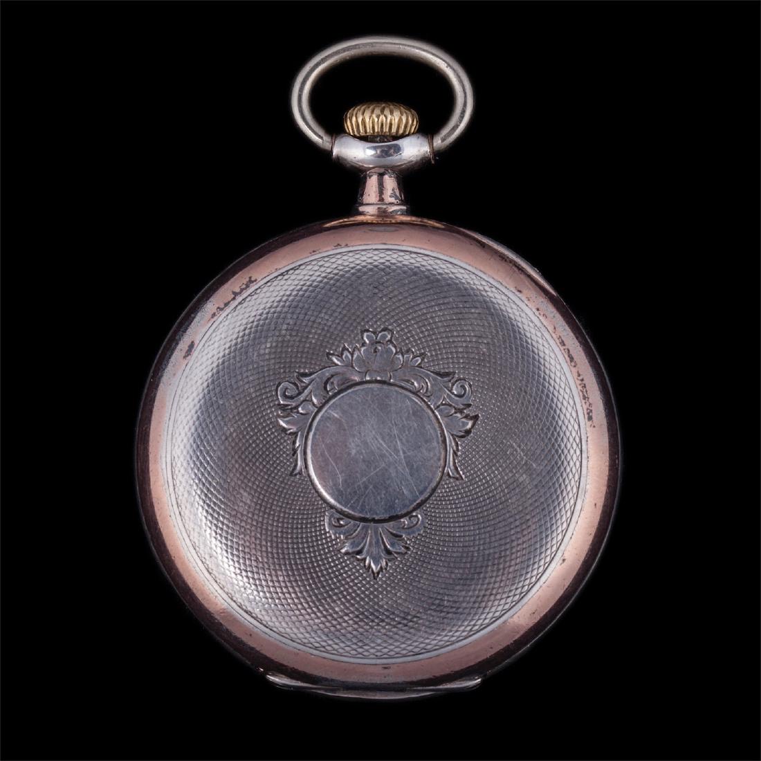 Omega silver pocket watch — image 2