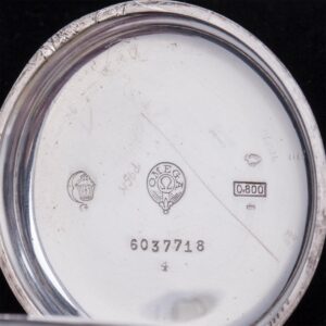 Omega silver pocket watch — image 4