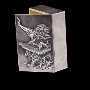 Russian Art Nouveau silver humidor — image 1