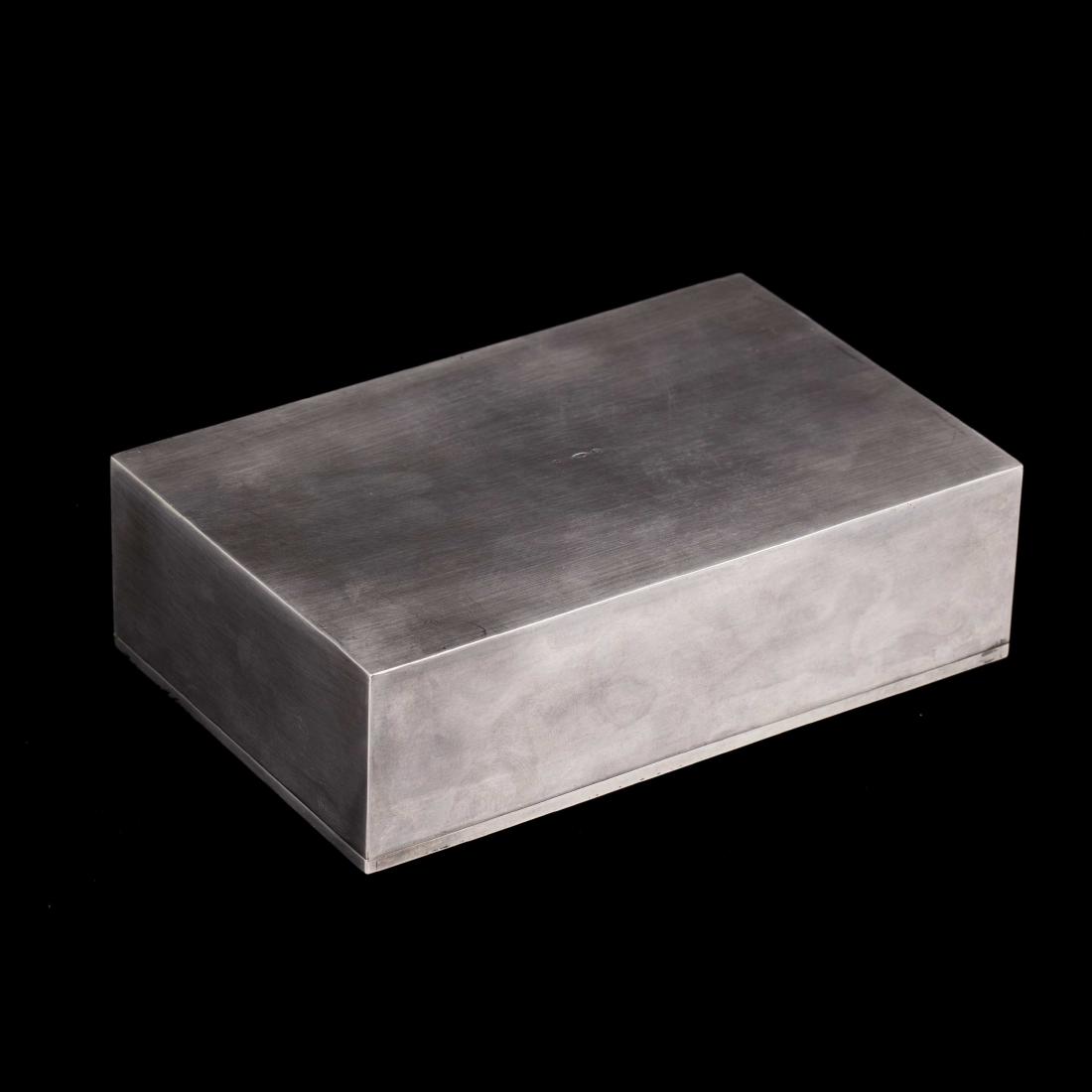 Russian Art Nouveau silver humidor — image 5