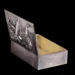 Russian Art Nouveau silver humidor — image 6