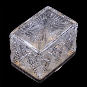 Russian cut-glass and silver tea caddy — image 5