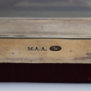 Russian Icon of Annunciation. Makers mark M.A.A. Moscow — image 2