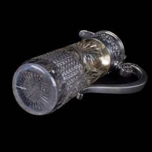 Russian Lorie silver-gilt and cut glass carafe — image 6