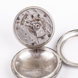 Silver pocket watch "Elgin" — image 5