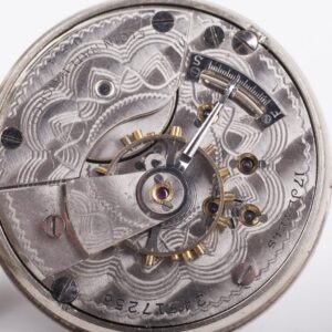 Silver pocket watch "Elgin" — image 6