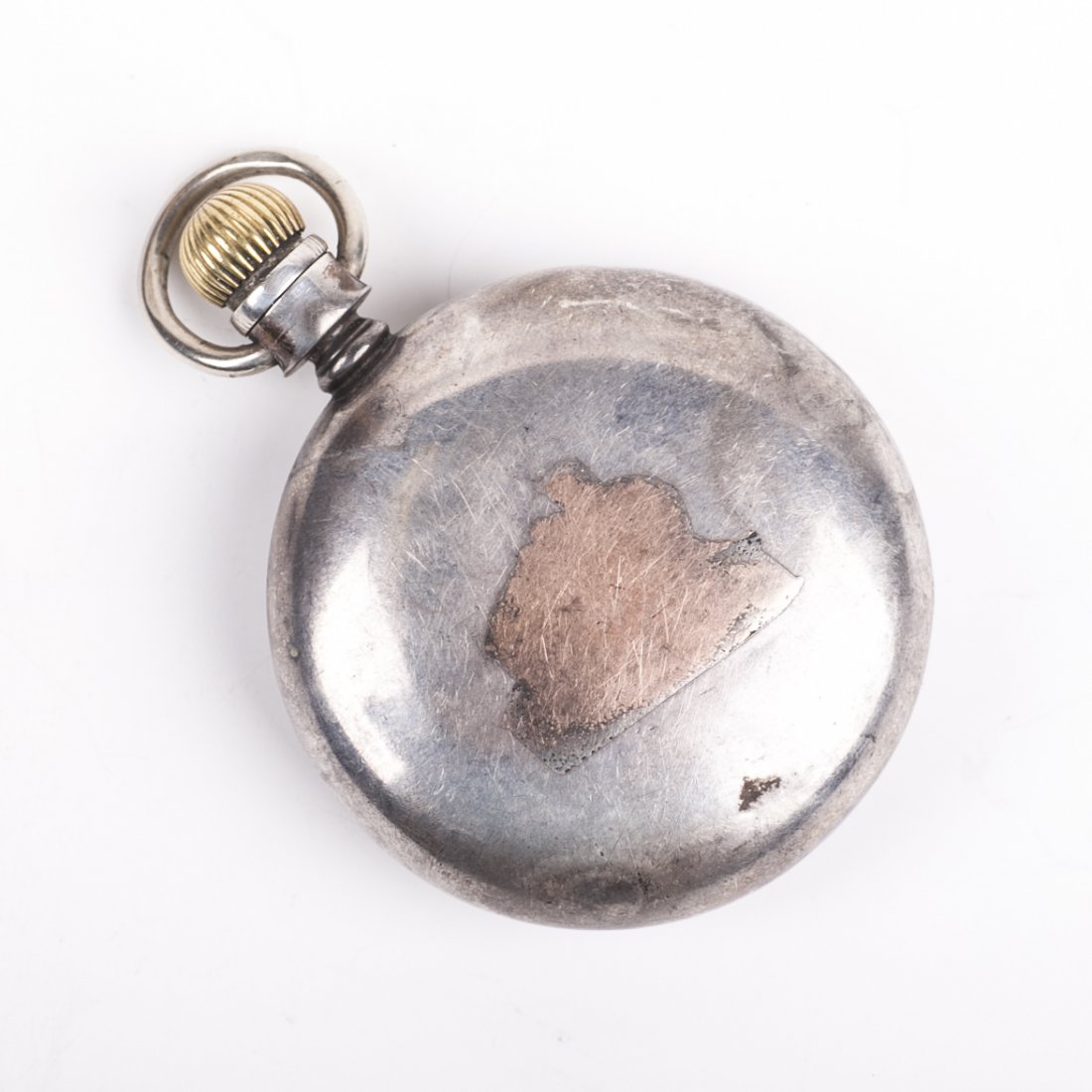 Silver pocket watch "Elgin" — image 8