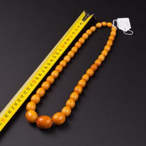 Antique amber necklace. — image 4