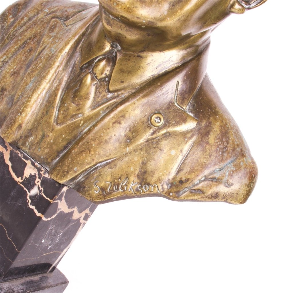 Bronze bust by Sergey Zelikson — image 5