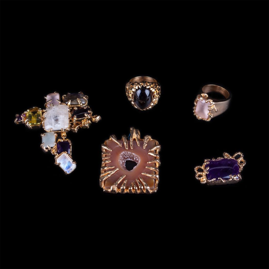 Christian Lacroix: brooch, peridot, — image 1