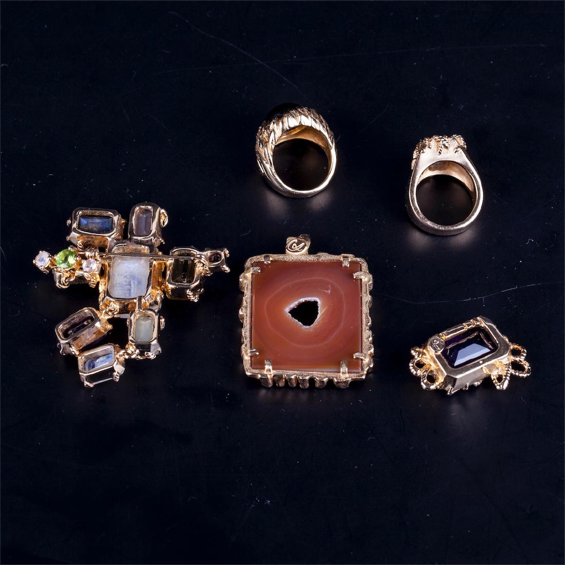 Christian Lacroix: brooch, peridot, — image 2