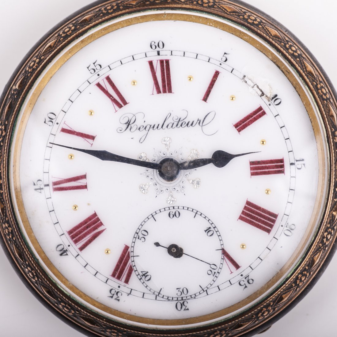 Metal pocket watch "Regulateur" — image 2