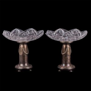 Pair of Russian Faberge neoclassical vases — image 1