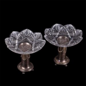 Pair of Russian Faberge neoclassical vases — image 2