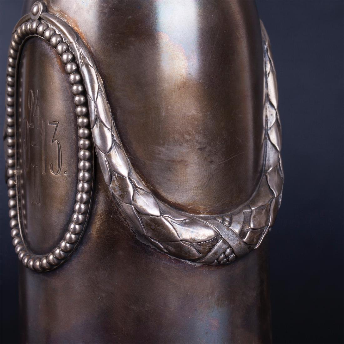 Pair of Russian Faberge neoclassical vases — image 6