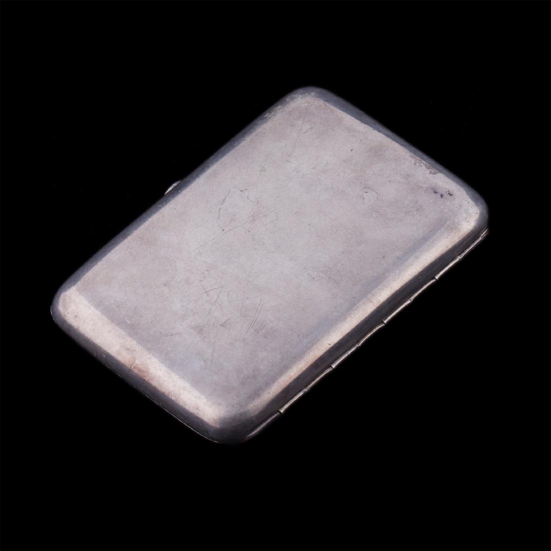 Russian Art Nouveau silver-gilt cigarette case — image 2