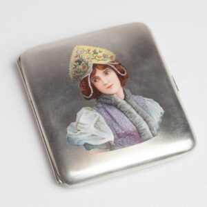 Russian cigarette-case “Boyarynia” Moscow, 1908-1917. — image 1
