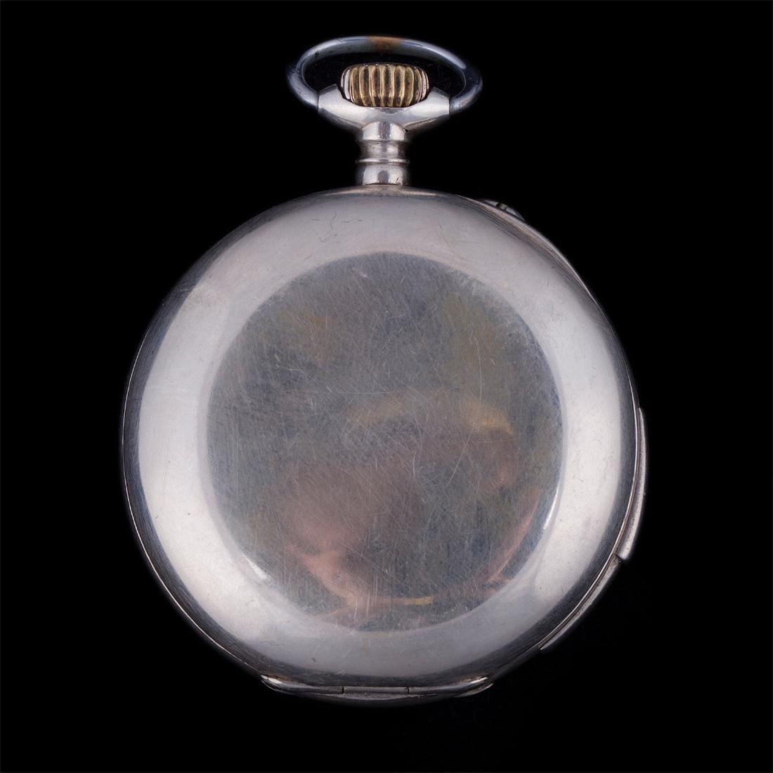 Silver quarter repeater pocket watch “Repetition Astra” — image 2