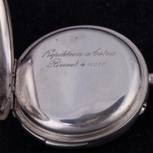 Silver quarter repeater pocket watch “Repetition Astra” — image 3