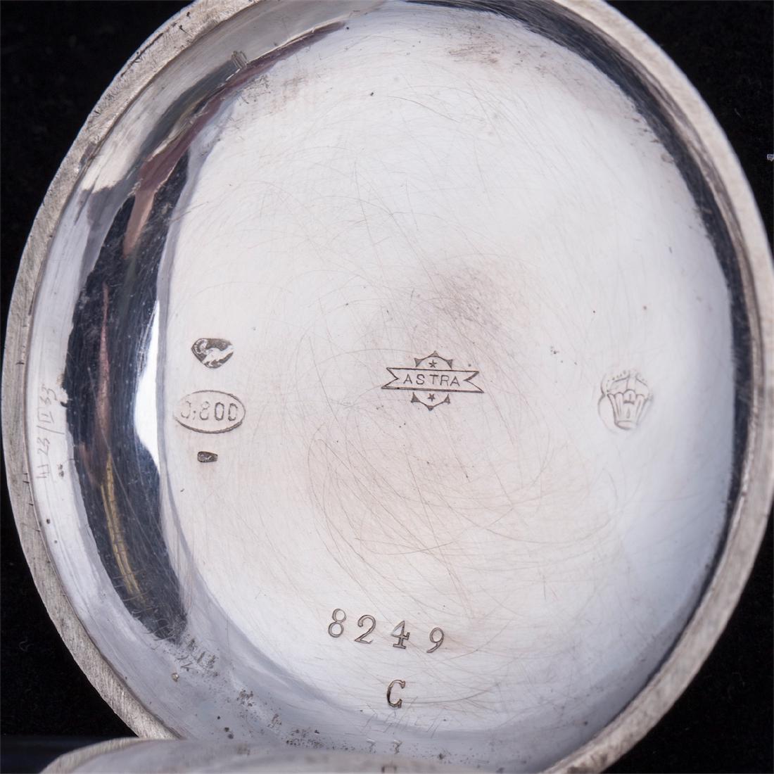 Silver quarter repeater pocket watch “Repetition Astra” — image 4