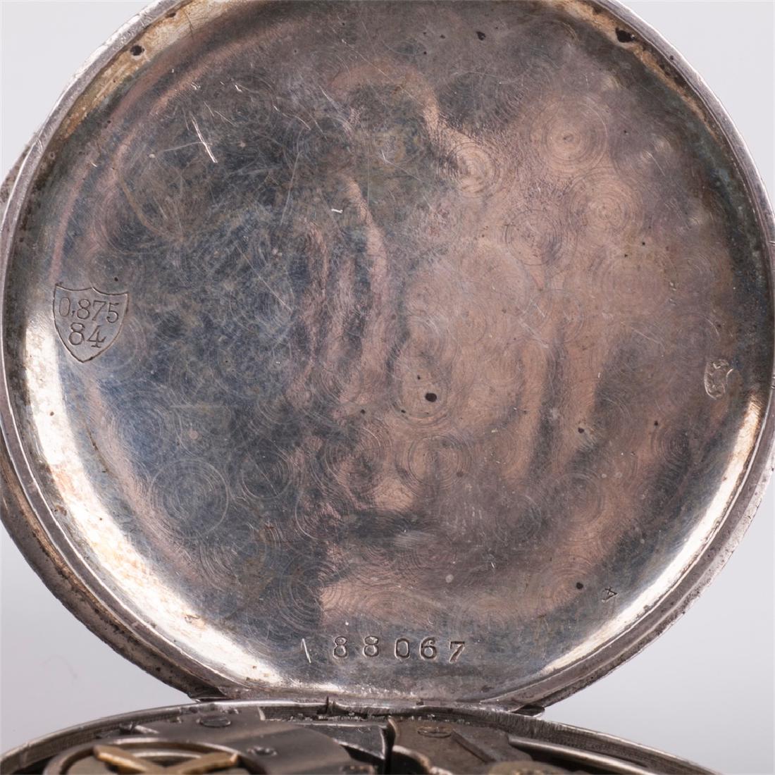 A.Bruderer silver hunter case quarter repeater pocket — image 11