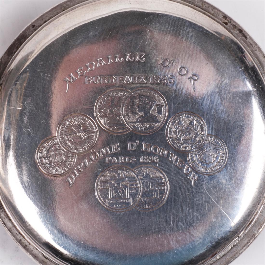 A.Bruderer silver hunter case quarter repeater pocket — image 8