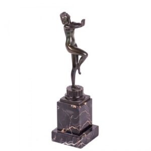 Bronze and marble figure "Dancer" by Zelikson — image 1