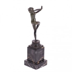 Bronze and marble figure "Dancer" by Zelikson — image 2