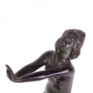 Bronze and marble figure "Dancer" by Zelikson — image 4