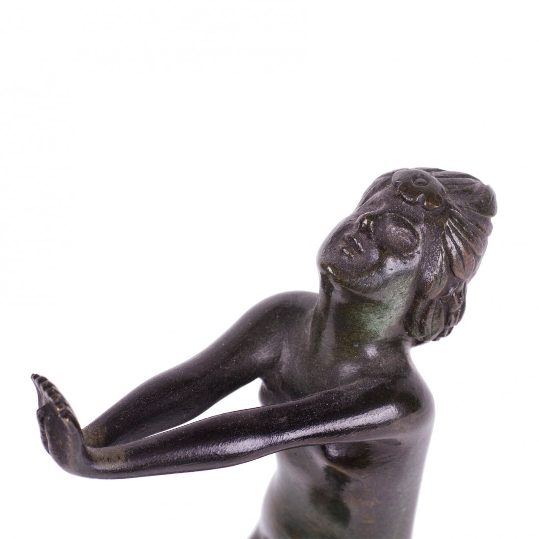 Bronze and marble figure "Dancer" by Zelikson — image 4