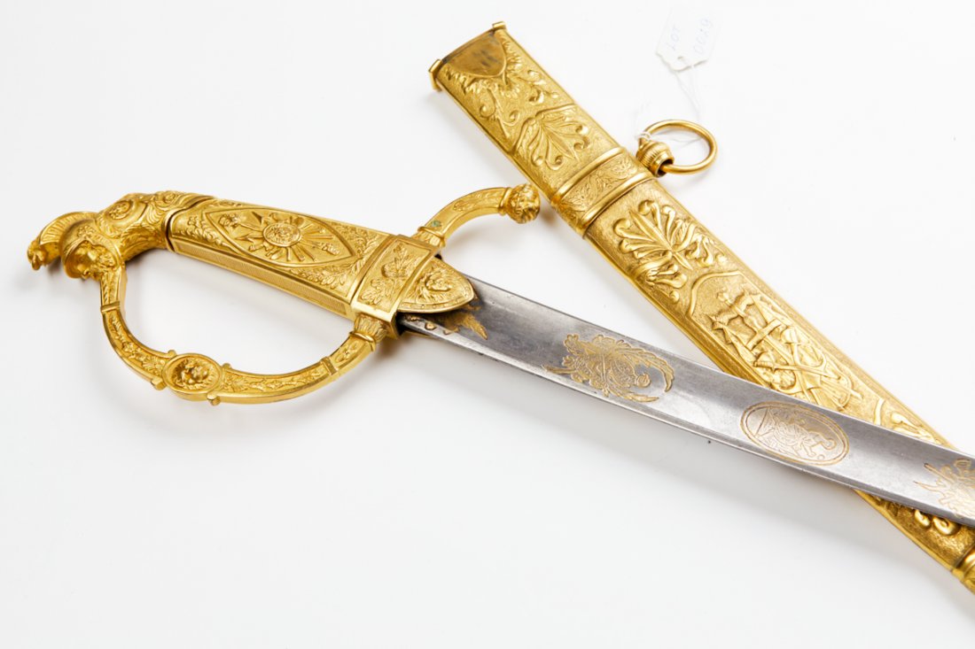 French Admiral sword. — image 1