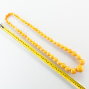 Natural Butterscotch Baltic Amber Necklace. SUPER HUGE! — image 4