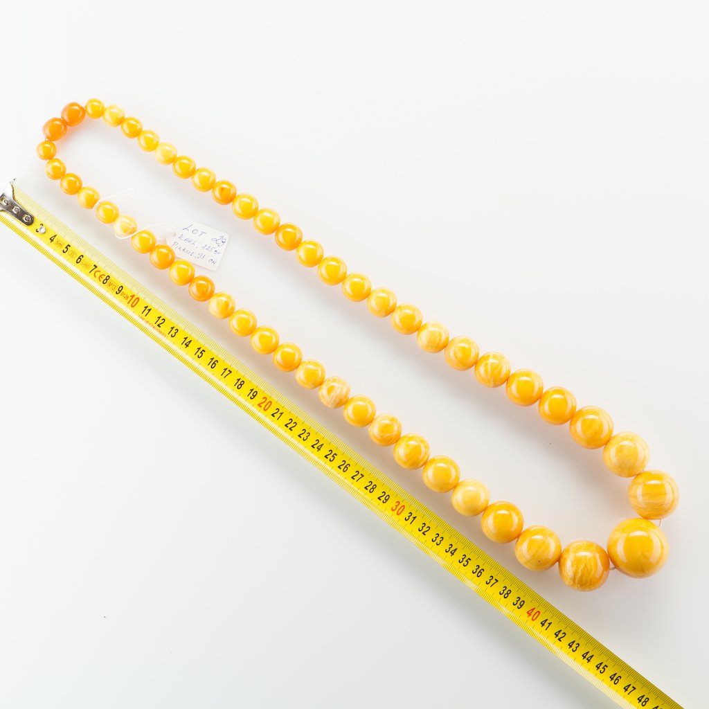 Natural Butterscotch Baltic Amber Necklace. SUPER HUGE! — image 4