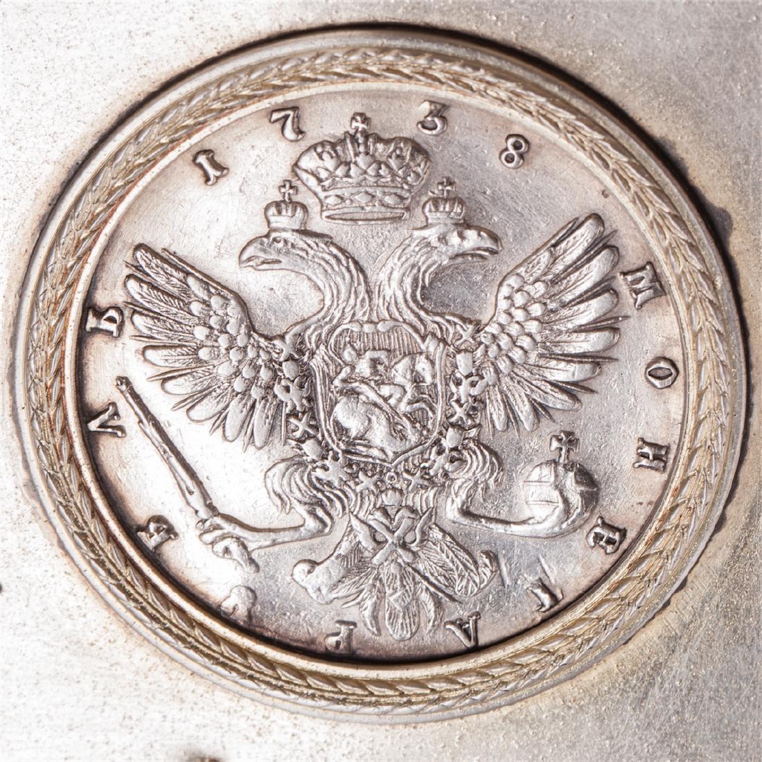 Neoclassical silver humidor by A. Wakeva — image 6