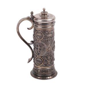 Russian cast silver-gilt tankard — image 4