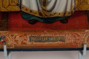 Russian icon of Christ Pantokrator on the throne. 19th — image 3