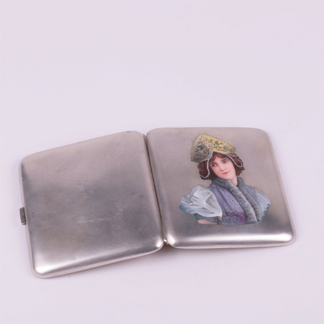 Russian silver cigarette-case.E. Cheryatov, Lorie — image 2