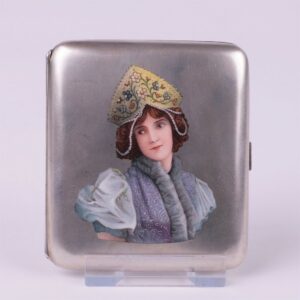 Russian silver cigarette-case.E. Cheryatov, Lorie — image 6
