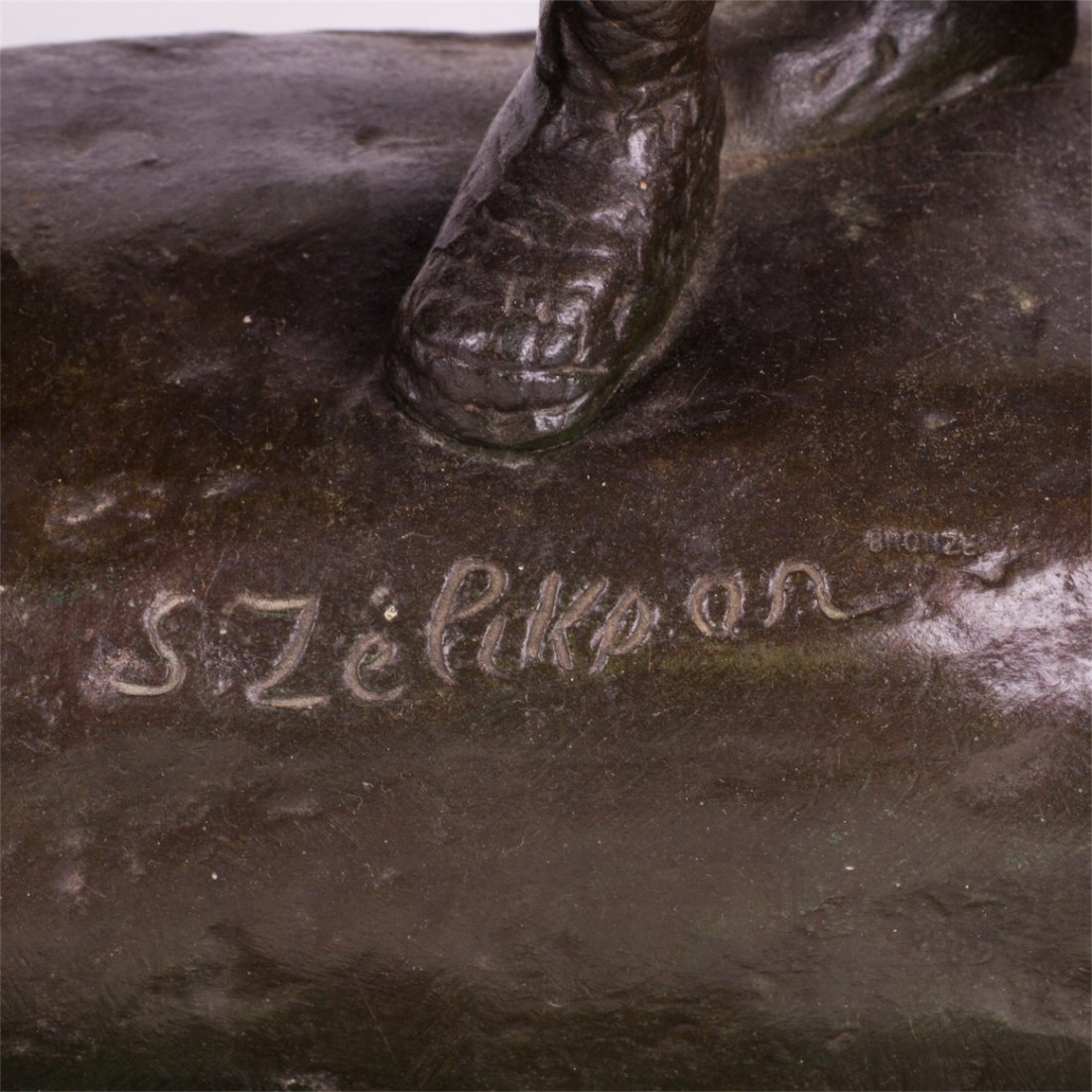 "Barge Haulers on the Volga" bronze sculpture by — image 5