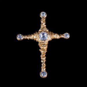 Christian Lacroix brooch in the shape of cross — image 1