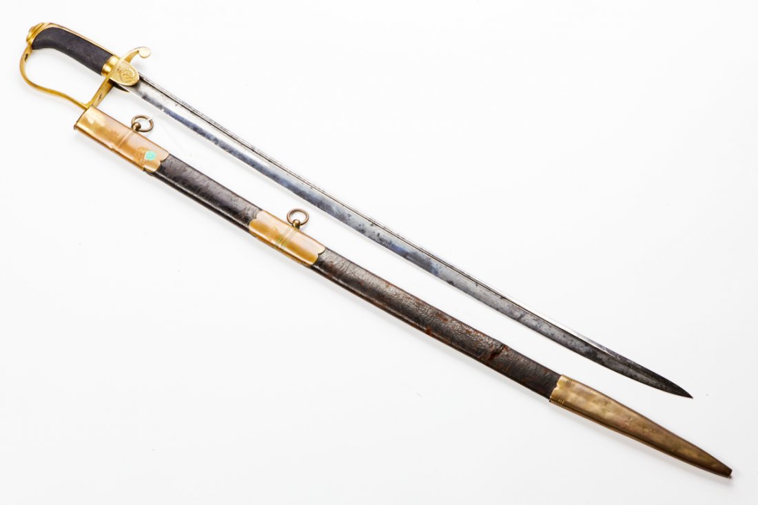 Extremely rare English navy customs sword. — image 2