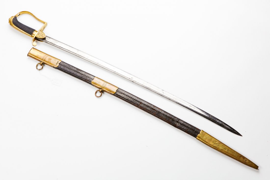 Extremely rare English navy customs sword. — image 3
