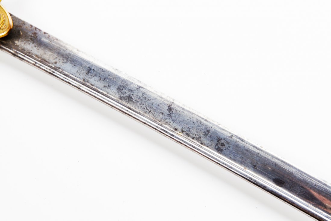 Extremely rare English navy customs sword. — image 6