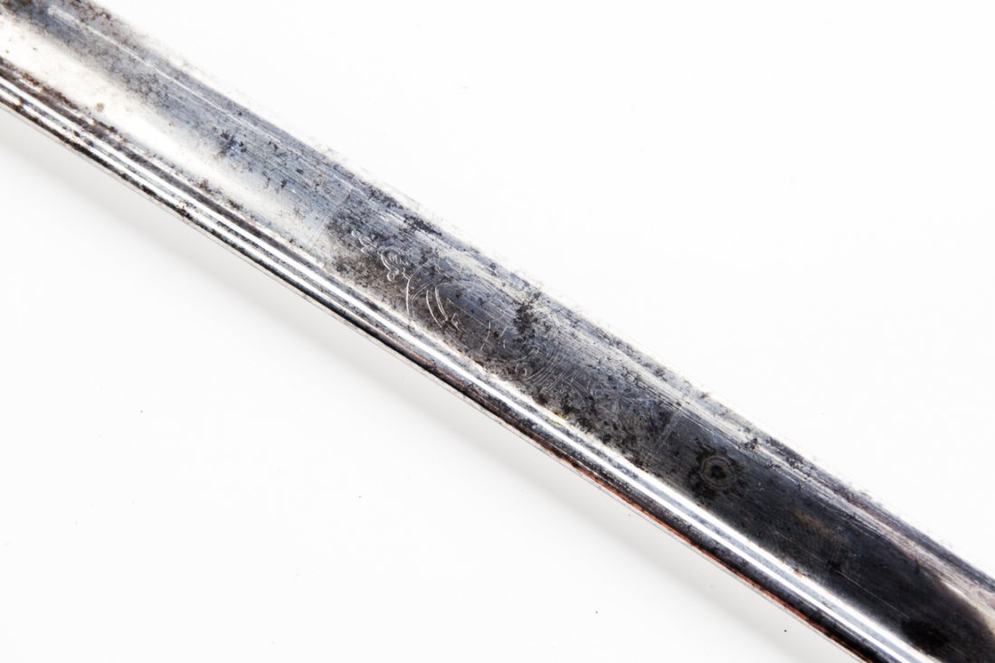 Extremely rare English navy customs sword. — image 9