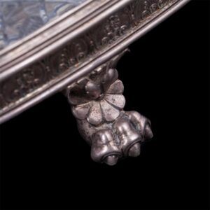 Faberge Neoclassical silver and cut-glass vase — image 2